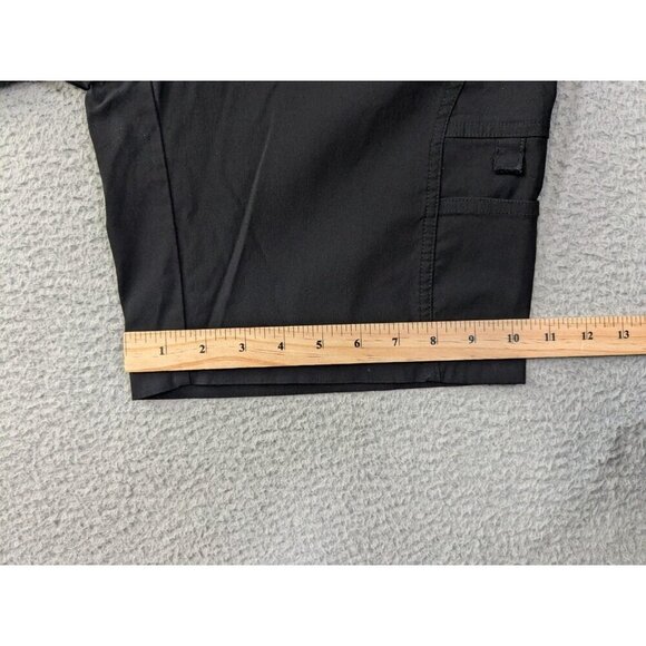 Jamie Sadock Shorts Womens 10 Black Golf Nylon Rayon Stretch Zip - Picture 9 of 16